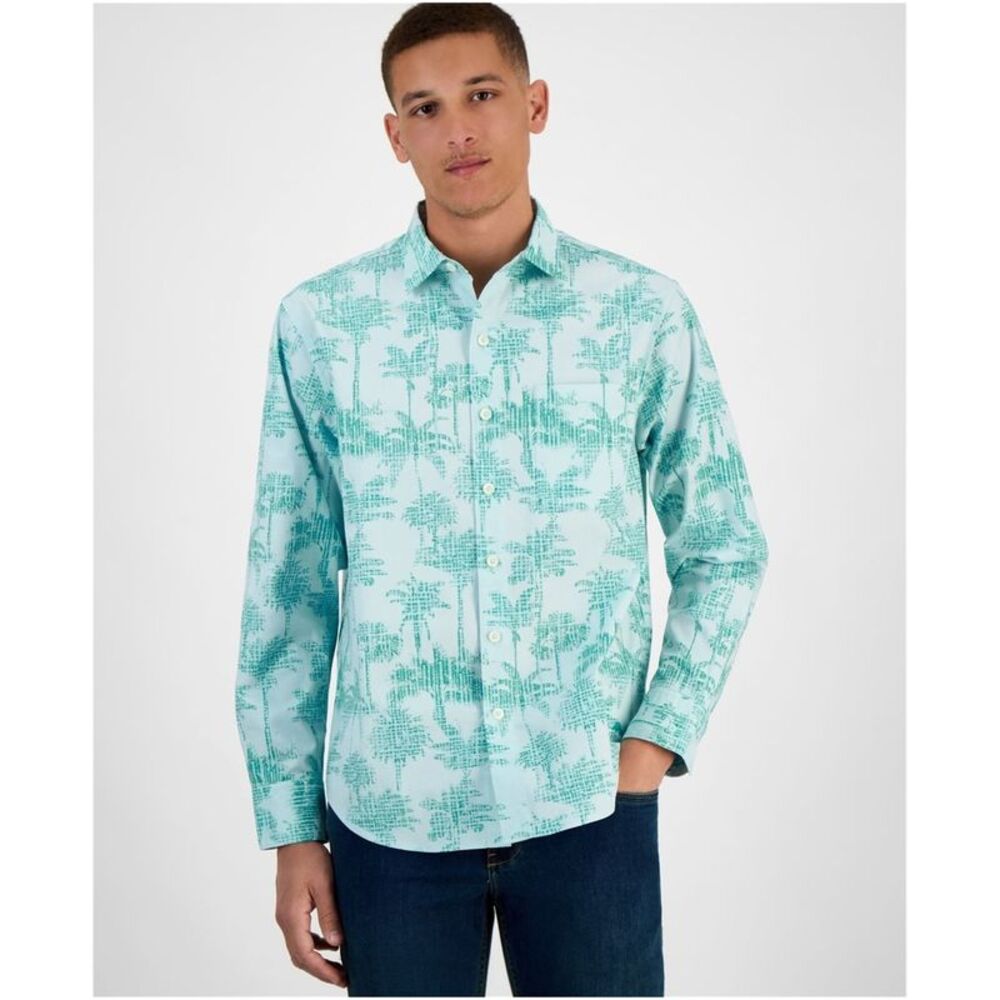 Tommy Bahama Mens Palm Garden Chambray Button Up Shirt, NWT